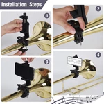 Adjustable Trombone Lyre 1.5 -2.5 Low Brass Mellophone New. Price: $23.75.