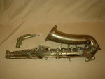Vintage 1945 Buescher Model 140 Aristocrat Alto Saxophone - Big Engraving For. Price: $349.99.