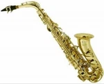 Mendini By Cecilio MASL92DPB Gold Lacquer Flat Alto Saxophone Open. Price: $223.00.