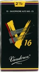 Vandoren SR7025 V16 Alto Saxophone Reeds 2.5 (10-PACK) (2-PACK) Bundle New. Price: $78.00.