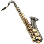 Mendini Tenor Saxophone, L+92D Flat, Case, Tuner, Black With Gold Keys Used. Price: $316.99.