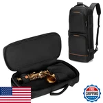 Rexmica Padded Alto Sax Case Bag Backpack Hidden Shoulder New. Price: $93.83.