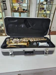 Mint Open Box Selmer SAS301 Student Alto Saxophone W/ Case, Mouthpiece, Warranty. Price: $1399.00.
