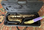 Maybach Paris Series Alto Saxophone Hand Engraved Gold W/ Case, Mouthpiece Used. Price: $498.00.
