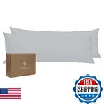 Bioweaves 100% Organic Cotton Body Pillow Cover Set 21X54 Zipper Gots Certified New. Price: $48.95.