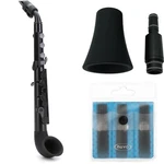 Nuvo Jsax With Straight Bell, Neck, And 1.0 Strength Synthetic Reeds- Black New. Price: $134.97.