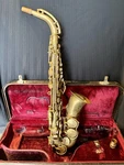 King Zephyr Alto Saxophone 1935 Recent Repad Original Case Used. Price: $1050.00.