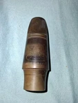Vintage Vito Melodia 2V Hard Rubber Alto Saxophone Mouthpiece France #!& Used. Price: $40.00.