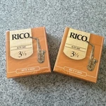 Rico Alto Saxophone Reeds Strength 3.5 RJA1035, Two Boxes, In Each New. Price: $35.00.