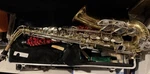 The Selmer Company Bundy Alto Saxophone In Hard Case Used. Price: $125.00.