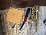 Prelude By Conn-selmer PAS111 Alto Saxophone Outfit Lacquer Yellow Brass Keys Used. Price: $300.00.