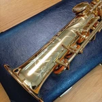 Yamaha YSS-875EX Custom Soprano Sax Bb Gold Lacquer Front High F# Made In J Used. Price: $4588.00.