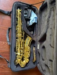Giardinelli GAS-12 Series Alto Saxophone By Selmer Lacquer Keys Used. Price: $2500.00.
