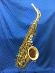 Selmer Supreme Alto Saxophone Brushed Satin Gold Lacquered Used. Price: $9450.00.