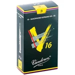Vandoren V16 Soprano Saxophone Reeds Strength 3, Box Of 10 New. Price: $32.00.