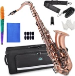 Eastrock Tenor Saxophone Red Antique Copper Flat Bundle New. Price: $349.00.