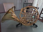 Yamaha YHR-567 Custom Modified Double French Horn Used. Price: $4500.00.