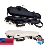 Crossrock Fiberglass Alto Saxophone Case Glossy Milky White Finish Reinforced New. Price: $467.16.