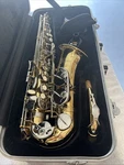 Selmer Aristocrat Alto Saxophone AS600 Gold With Black Case Used. Price: $299.00.