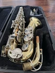 Selmer Bundy Alto Saxophone With Hard Case Used. Price: $325.00.