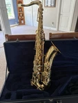 Yamaha YTS-82Z Custom Tenor Saxophone Gold Lacquer Engraved (mint Condition)! Used. Price: $4000.00.