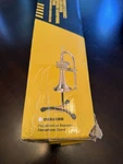 Hercules Soprano Saxophone Stand DS531BB Adjustable Velvet Peg Carry Bag Open. Price: $22.99.