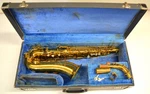 The Indiana By Martin Alto Sax, Made Elkhart In, Original Lacquer For. Price: $375.00.