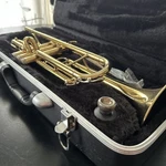 Used Simba Beginner Student Trumpet W/hard Case & Mouth Piece. Price: $59.99.