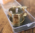 Leblanc Bonade Alto Saxophone Ligature Gold Plated Metal, 2254UG France Open. Price: $27.50.