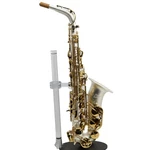Antigua Winds Model AS4248SQ 'powerbell' Alto Saxophone Satin Silver Used. Price: $1699.00.