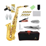 Alto Saxophone Highqualitybrasssaxwith E-flat Gold Lacquer Casemouth... New. Price: $263.66.