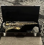 Cecilio MAS-300 Eb Alto Saxophone Gold Lacquer Brass W/ Case Used. Price: $500.00.