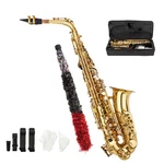 Ktaxon Alto Eb Saxophone Gold Hand Engraved Bell Decoration New. Price: $189.99.