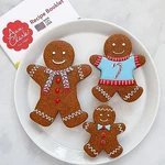 Gingerbread Man Cookie Cutters 3-PC. Set Made Usa By Ann Clark, 2.9", New. Price: $26.56.