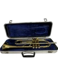 Vintage Buescher Aristocrat Student Trumpet Bb Brass W/ Case Mouthpiece Usa Gold Used. Price: $154.99.