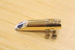 Hawk By Bari Saxophone Mouthpiece # 4 Soprano And Alto Brass In 18K Gold New. Price: $179.99.