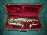 Vintage Silver Conn Alto Saxophone - C. 1915 New Wonder Improved For. Price: $249.99.