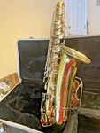 Authentic Bundy Selmer Beginner Alto Saxophone W/ Neck, Mouthpiece, Case Used. Price: $200.00.