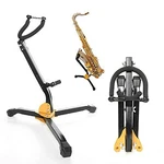 Folding Saxophone Stand, Alto/tenor Adjustable Metal Triangle Base New. Price: $35.98.