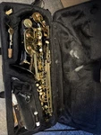 Mendini By Cecilio Eb Alto Saxophone Case, Tuner, Mouthpiece, Mas-bk Used. Price: $190.00.