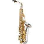 Yamaha YAS480SGLK Intermediate Alto Sax - Silver Plated With Gold Lacquer Keys New. Price: $3542.99.
