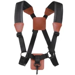 Highlight Saxophone Harness Double Shoulder Strap With Soft Leather Padded Black New. Price: $22.99.