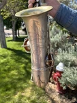 Pan-american Vintage Brass Saxophone Silver Finish Elkhart Indiana 1915. Price: $1000.00.