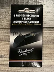 Vandoren VMCX6+ Mouthpiece Cushions, 6X Black Pads 0.80MM Thick New. Price: $19.99.
