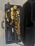Opus Brand Black Color Alto Saxophone With Case Mouthpiece. Used. Price: $215.00.
