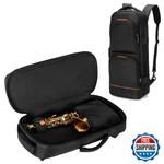 Rexmica Padded Alto Sax Case Bag Backpack Hidden Shoulder New. Price: $90.82.