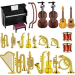 Civaner 24 Pcs Dollhouse Musical Instruments Christmas Small, Multicolor New. Price: $19.38.