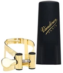 Vandoren M/o Series Saxophone Ligature Alto - Gilded LC57DP Open. Price: $50.00.