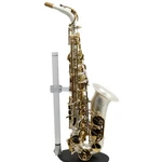 Antigua Winds Model AS4248SQ 'powerbell' Alto Saxophone - Satin Silver/gold Keys Used. Price: $1699.00.