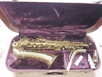 Pan America Alto Saxophone Case. Usa. Vintage. Brass. Very Good Condition Used. Price: $359.00.
